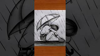 How to draw Sad Girl Drawing trend viralreels art drawing girl pencilsketch pencilart [upl. by Arimat]