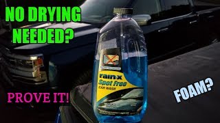 rain x spot free car wash review  test [upl. by Akinod]