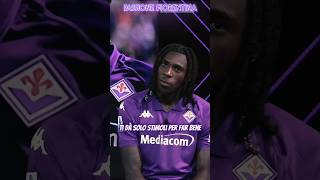 🗣 Kean parla della Fiorentina e di Firenze ⚜️ 🎙Sportweek [upl. by Anatniuq]