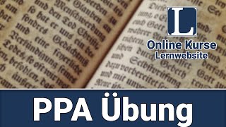 PPA Übung  Erklärung [upl. by Akemat592]