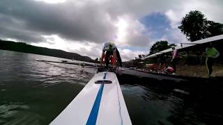 Długie wiosła w Lago Azul  Portugalia  Rowing camp Portugal [upl. by Starks]