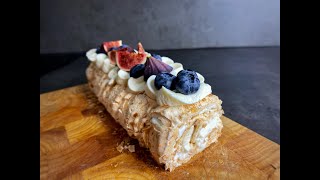 Berry meringue roulade  How to make meringue roulade  Pavlova roulade [upl. by Llenehs]