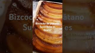 Bizcocho de plátano bizcocho recipe food youtubeshorts shortvideo ytshorts viralvideo tiktok [upl. by Ybbor128]