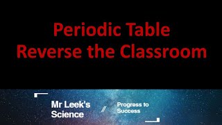 02 Atomic Structure and Periodic table reverse the classroom for AQA Science Higher and Foundation [upl. by Sukramed]