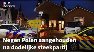 Zorgen na dodelijke steekpartij in Oudewater waarbij 9 Polen zijn opgepakt  RTV Utrecht [upl. by Isis912]