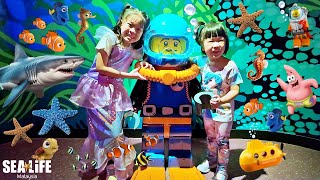 Main Ke Aquarium Tema Lego Pegang Bintang Laut Ikan Nemo dan Dory [upl. by Georglana162]