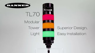 Banner TL70 Modular Tower Light [upl. by Assirehc]