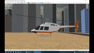 SketchUp MSPhysics Helicopter with Smoke [upl. by Nirrok]