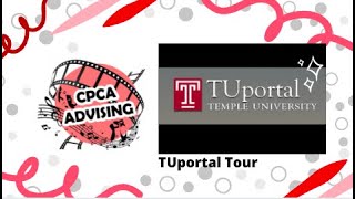 TUportal Overview  Temple University CPCA Advising [upl. by Aisile556]