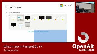 Tomáš Vondra Whats new in PostgreSQL 17 [upl. by Sirahs]