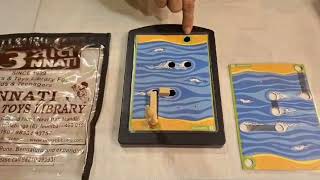 How to play River Crossing game of ThinkFun from Unnati library [upl. by Anisirhc]