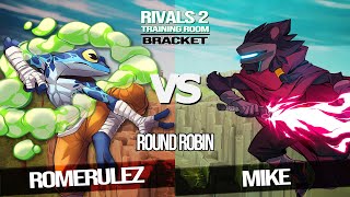 R2TR Bracket 2 Round Robin  Romerulez Ranno Vs Mike Clairen  Rivals Of Aether 2 [upl. by Emor]