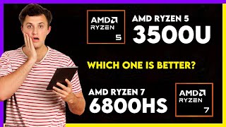 AMD Ryzen 5 3500U vs AMD Ryzen 7 6800HS Comparison [upl. by Sharyl]