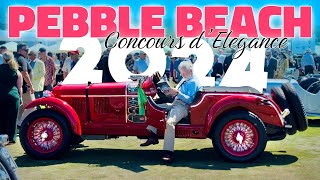 ALL CARS 2024 PEBBLE BEACH CONCOURS D’ELEGANCE [upl. by Nivloc756]