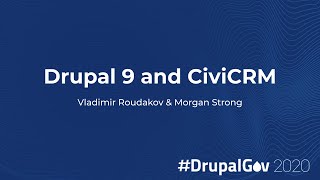 Drupal 9 and CiviCRM [upl. by Aneryc]