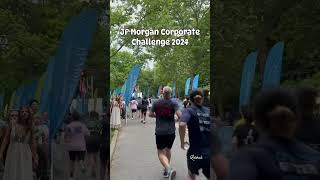 The JP Morgan Corporate Challenge 35mile race is the world’s largest corporate running event [upl. by Lenni]