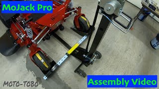 MoJack Pro Lawn Mower Lift Assembly Video [upl. by Wiltz]