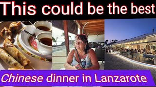 LANZAROTE FANTASTIC CHINESE DINNER [upl. by Barny]