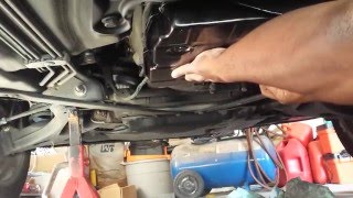 Mercedes Transmission Filter Gasket amp Fluid Change DIY [upl. by Ojillib498]