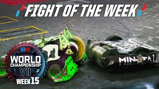 REMATCH of the fight that changed BattleBots Forever  FoTW Witch Doctor vs Minotaur  WC7 [upl. by Aicilav782]