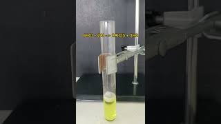 Dissolving aluminium foil in ACID  DO NOT ATTEMPTscience chemistry acid dissolving experiment [upl. by Quenby]