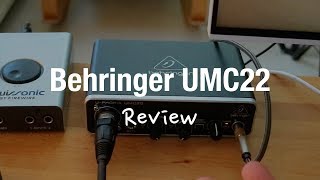 Behringer UMC22 USB Audio Interface Review Unboxing amp Sound Test [upl. by Arodoeht]