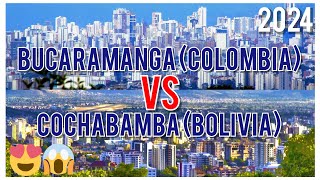 BUCARAMANGA COLOMBIA VS COCHABAMBA BOLIVIA 🇨🇴🇧🇴 2024 😱 [upl. by Elfrida]