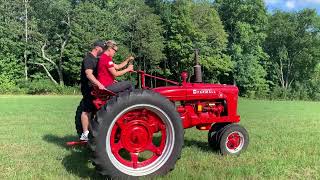 Learning To Drive Our Tractor FARMALL H [upl. by Phedra]