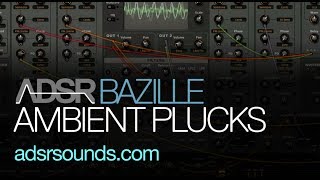 Uhe Bazille  Make Ambient Pluck Sounds  How To Tutorial [upl. by Lilith]