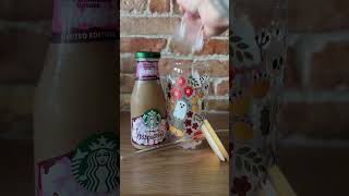 Spooky iced coffee asmr asmrsounds satisfying colddrinks asmrdrink drink autumn icedcoffee [upl. by Suhsoj316]