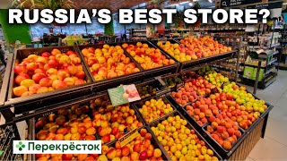 Russian TYPICAL Russian Owned Supermarket Tour Perekrestok [upl. by Anaylil628]