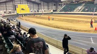 16th Annual Indoor Dirt Karting Championships  Amateur Clone Heavy Feature 11223  4th [upl. by Shanna]