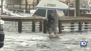 Oncein1000year storm floods homes forces rescues in North Carolina [upl. by Boothe826]