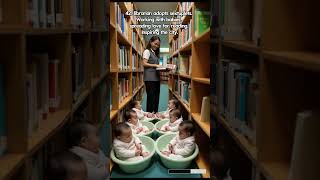 42 librarian adopts sextuplets Working with babiesspreading love for reading Inspiring the city [upl. by Suolevram373]