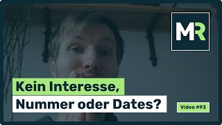 Kein Interesse keine Nummern und keine Dates mit Frauen [upl. by Packston]