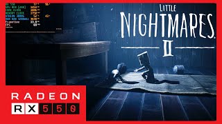 Little Nightmares 2  RX 550 2GB 64 Bits OC  Athlon 3000G  8GB RAM  Gameplay Español [upl. by Redmer]