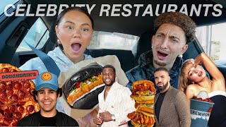 TRYING EVERY CELEBRITY RESTAURANT IN LA [upl. by Sheba]