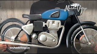 Decorazione Vintage da parete Moto depoca [upl. by O'Doneven848]