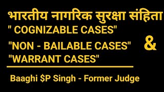 Cognizable Nonbailable Warrant Cases Section 21g BNSS Bhartiya Nagrik Suraksha Sanhita [upl. by Fortunato]