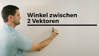 Winkel zwischen 2 Vektoren  Mathe by Daniel Jung [upl. by Ytisahcal420]