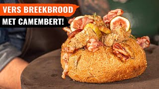 BBQ Brood gevuld met camembert en spek Heerlijk bij de borrel [upl. by Elpmid131]