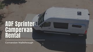 Campervan Rental  2020 2WD Sprinter 144quot Passenger Van Conversion [upl. by Cerracchio]