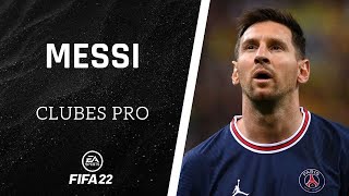 ⚽ FIFA 22  Cómo hacer a MESSI en CLUBES PRO ✔️ [upl. by Asiulana]