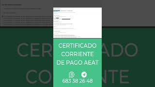 CERTIFICADO CORRIENTE DE PAGO HACIENDA [upl. by Adiuqal]