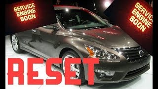 How to reset Service Engine soon Light on a 2018 Nissan Altima [upl. by Liagabba]