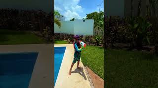 💦 JUGANDO A BATALLAS DE NERF 2 humor retosdivertidos comedia nerf juniceldivertido [upl. by Somerset]