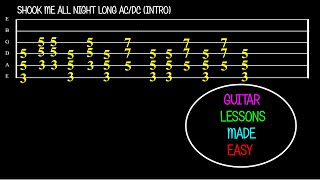 Three Easy Power Chord Songs Scorpions ACDC with Tabs [upl. by Ahsaet]