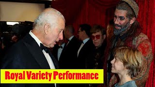 King Charles arrives solo at Royal Variety Performance after Queen Camilla forced to pull out [upl. by Adelaja]