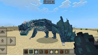 Dragons The Mythological Craft ADDON in Minecraft PE [upl. by Airahs]