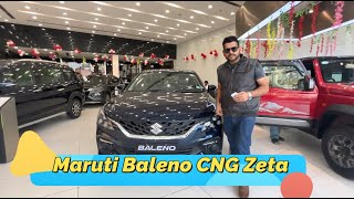 Suzuki Baleno Zeta CNG  2024 Full Review balenocng marutisuzuki [upl. by Anead]